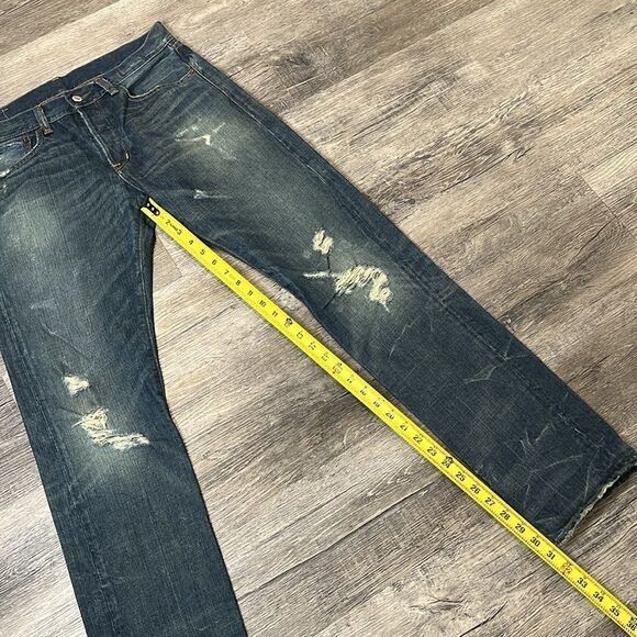 Ralph Lauren Denim & Supply RARE Men’s slim fit distressed jeans cotton - 31/34 - Picture 10 of 12
